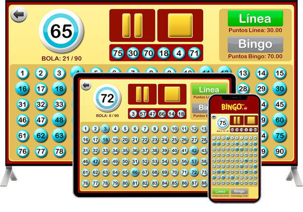 Juego de bingo de 90 bolas