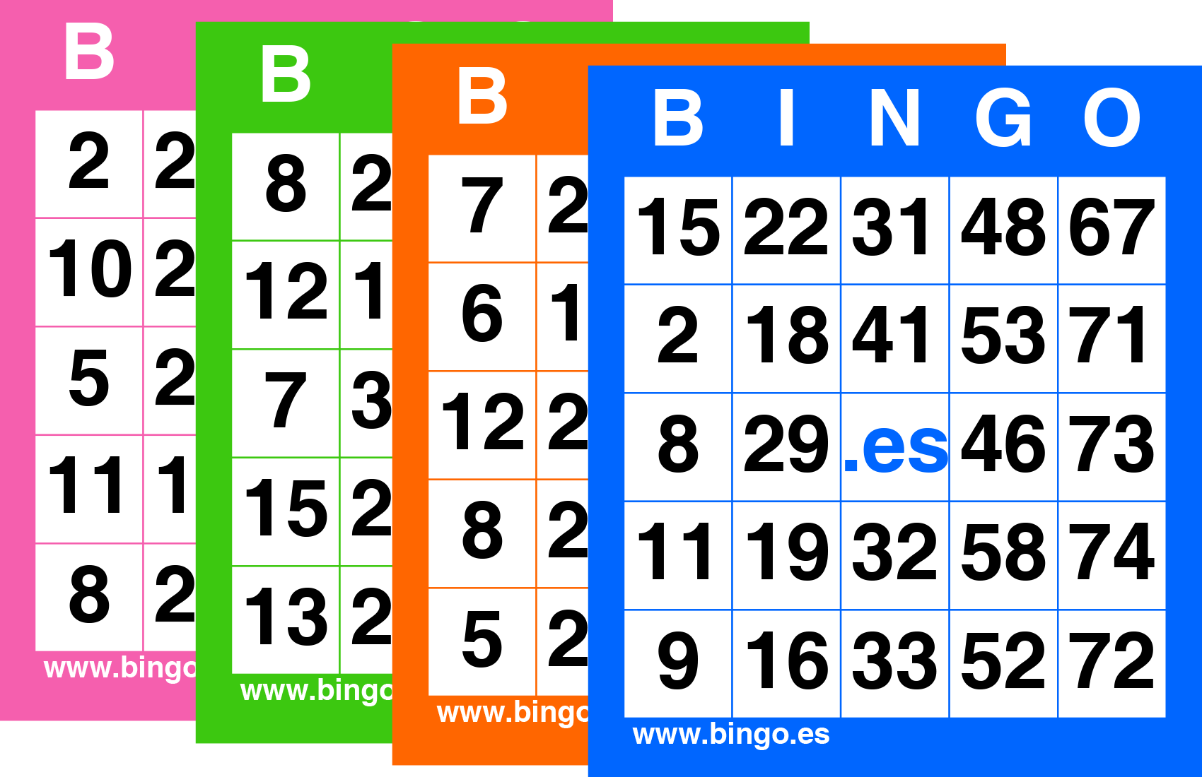 Cartones De Bingo En Pdf Para Imprimir ABC  Cartones de bingo, Bingo para  imprimir, Bingo