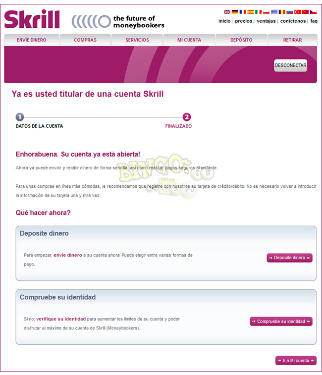 Cuenta Skrill