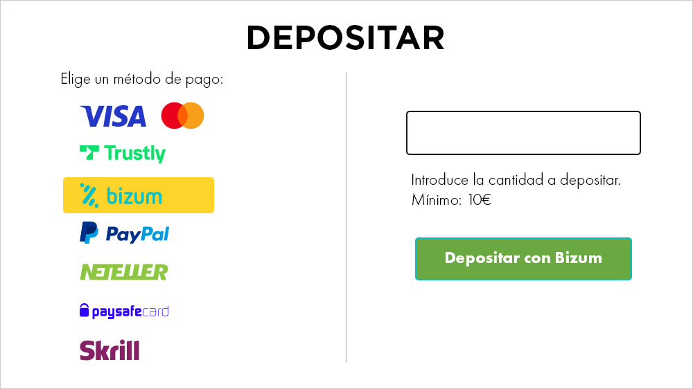 Depositar y jugar bingo