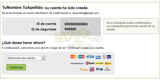 Detalles cuenta NETELLER