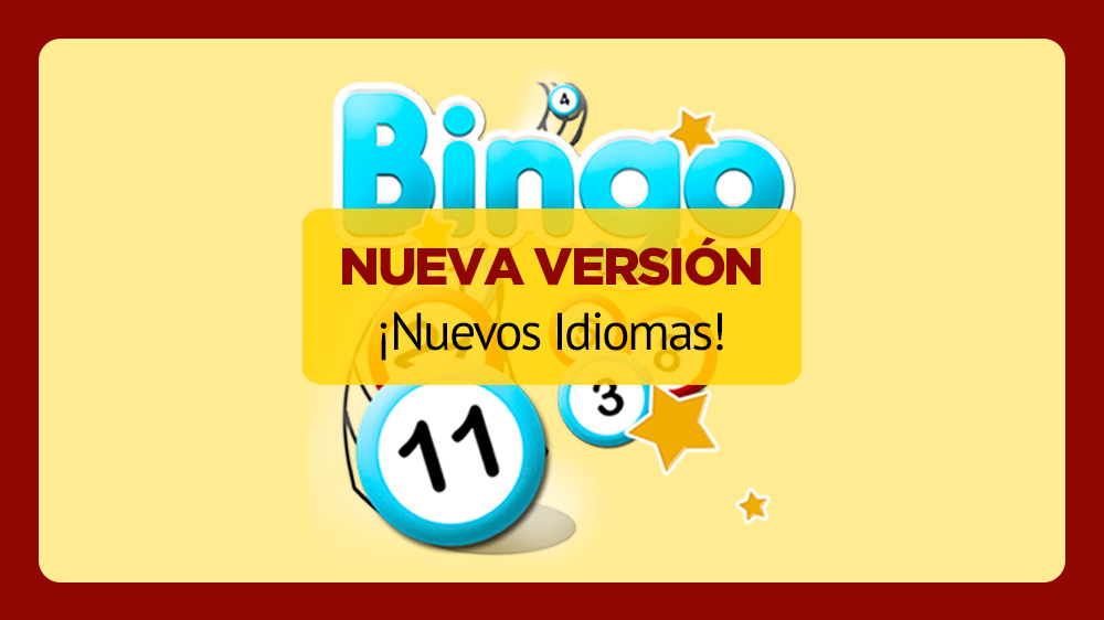 Hemos añadido idiomas y voces a la app Bingo en Casa