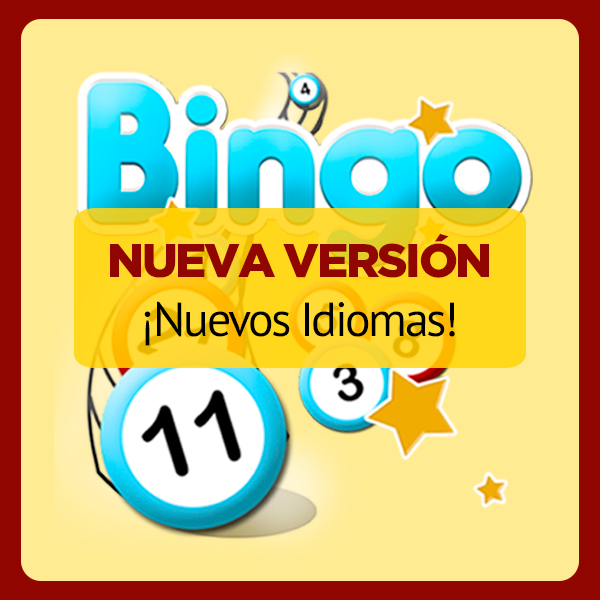 Hemos añadido idiomas y voces a la app Bingo en Casa