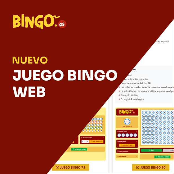 Nuevo juego de bingo versión web