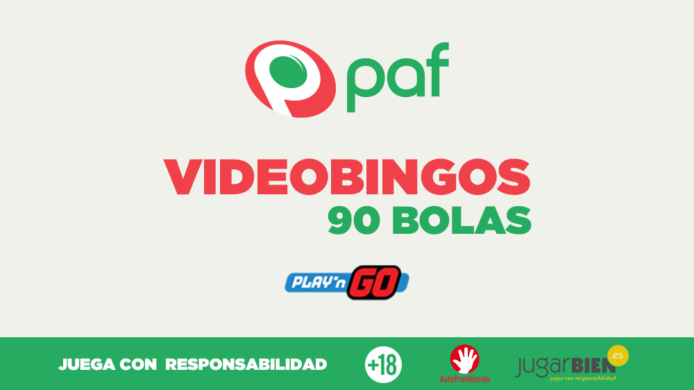 Juegos de videobingo de 90 bolas en Paf