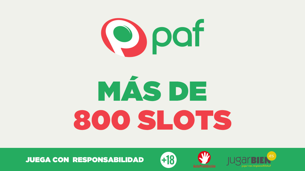 ¡Paf llega a las 800 slots!