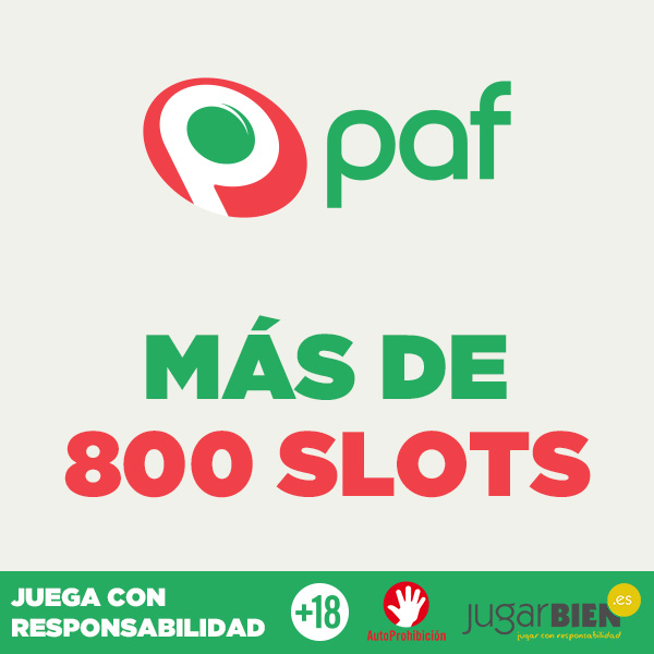 ¡Paf llega a las 800 slots!